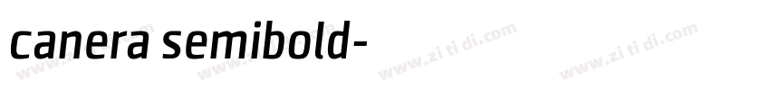 canera semibold字体转换